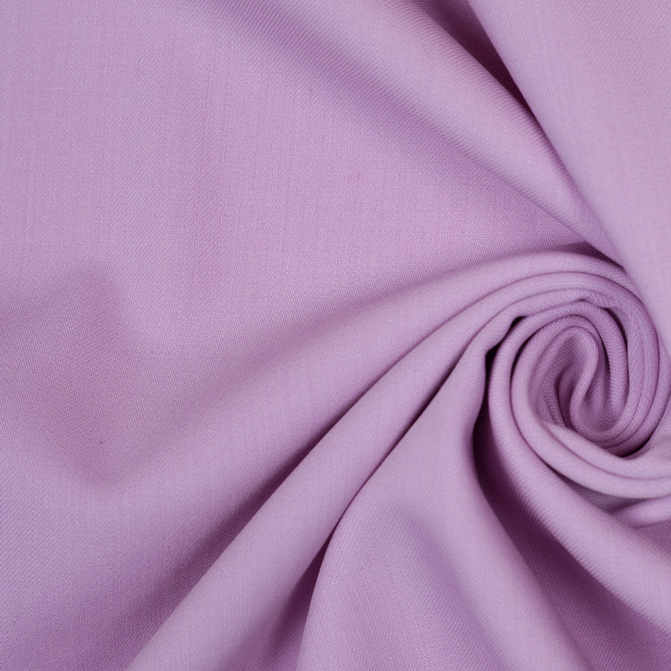 Oscar de la Renta Pastel Purple Stretch Wool Double Cloth Oscar de la Renta Pastel Purple Stretch Wool Double Cloth