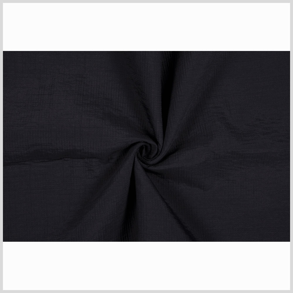 Black Crinkled Double Face Full Black Crinkled Double Face Full