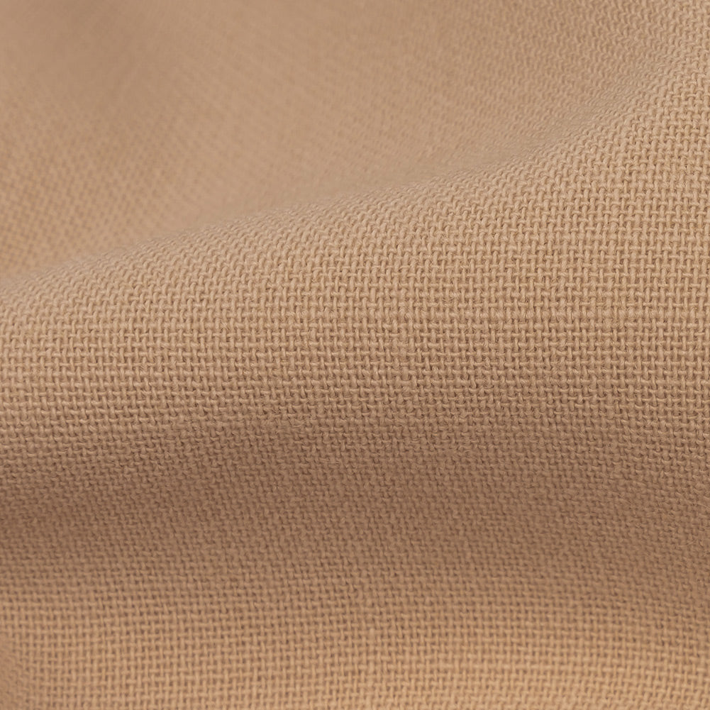 Donna Karan Italian Beige Stretch Wool Double Cloth Detail Donna Karan Italian Beige Stretch Wool Double Cloth Detail