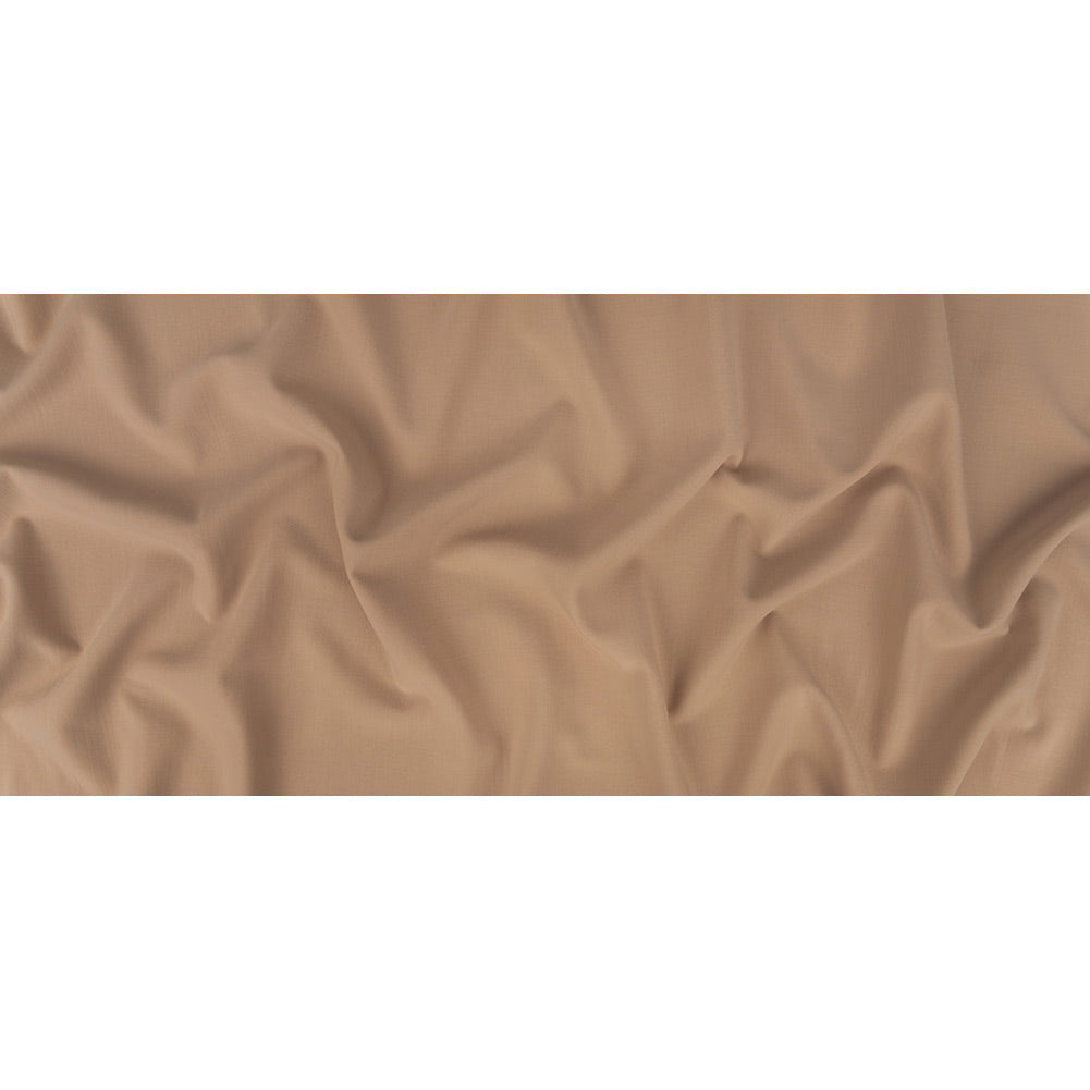 Donna Karan Italian Beige Stretch Wool Double Cloth Full Donna Karan Italian Beige Stretch Wool Double Cloth Full