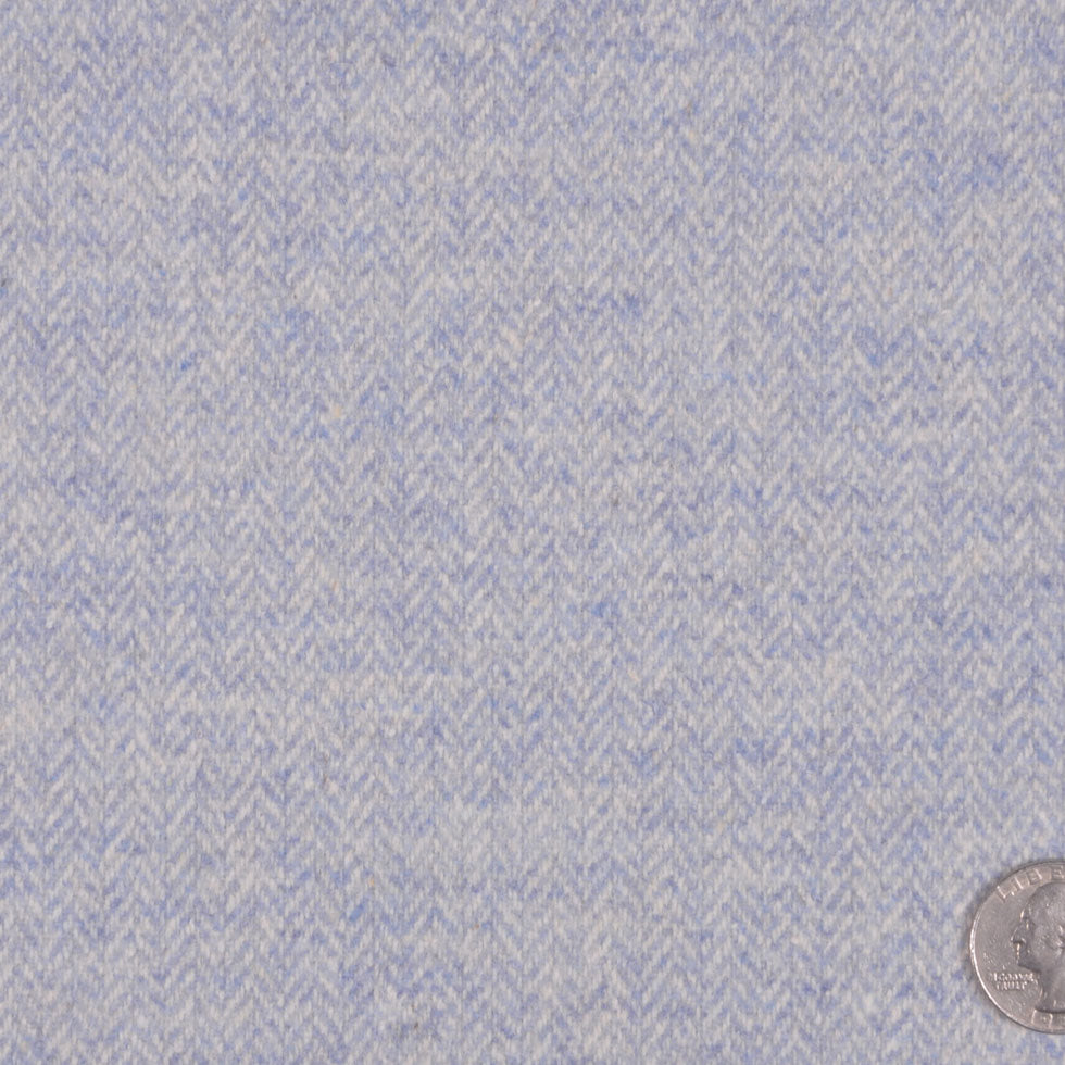 Baby Blue/White Herringbone Suiting Baby Blue/White Herringbone Suiting
