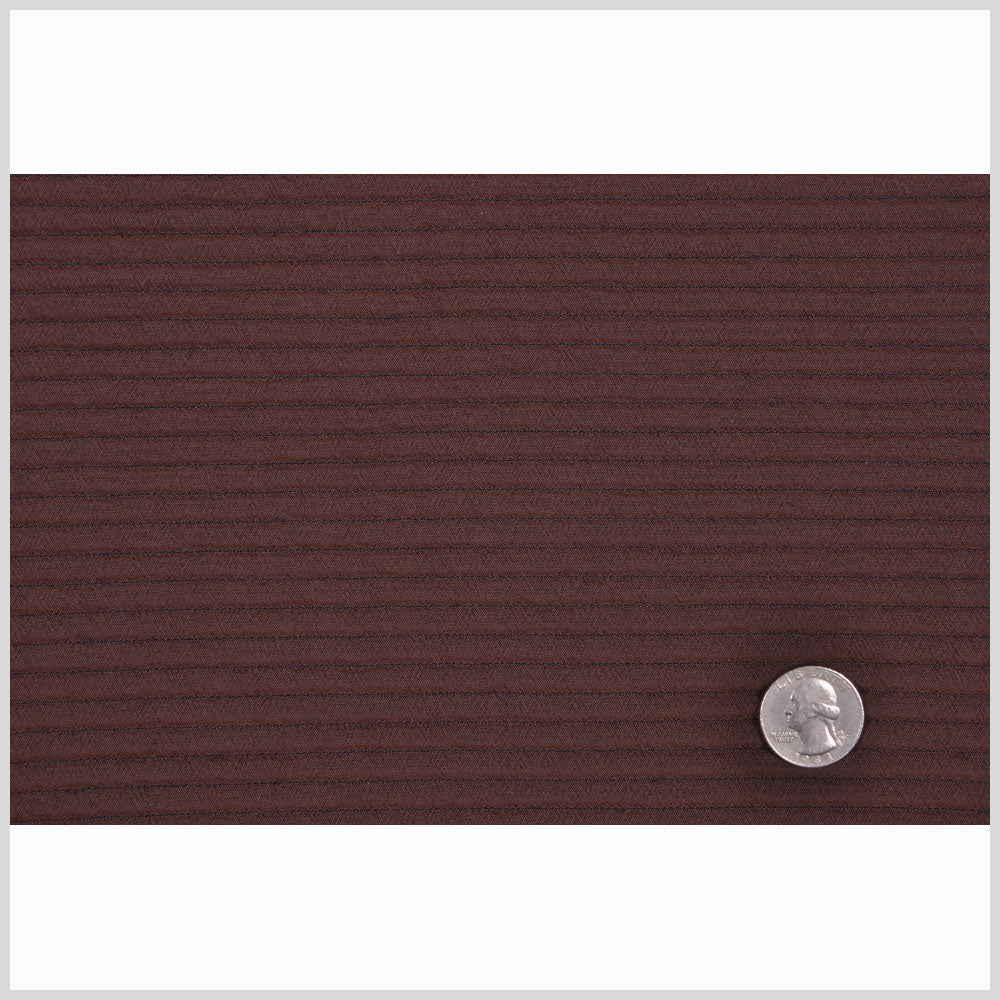 Chicory Coffee Channel-Quilted Wool Woven Full Chicory Coffee Channel-Quilted Wool Woven Full