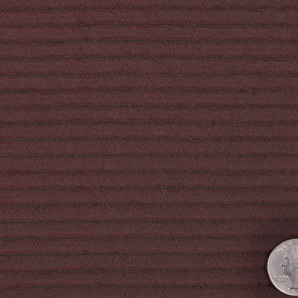 Chicory Coffee Channel-Quilted Wool Woven Chicory Coffee Channel-Quilted Wool Woven