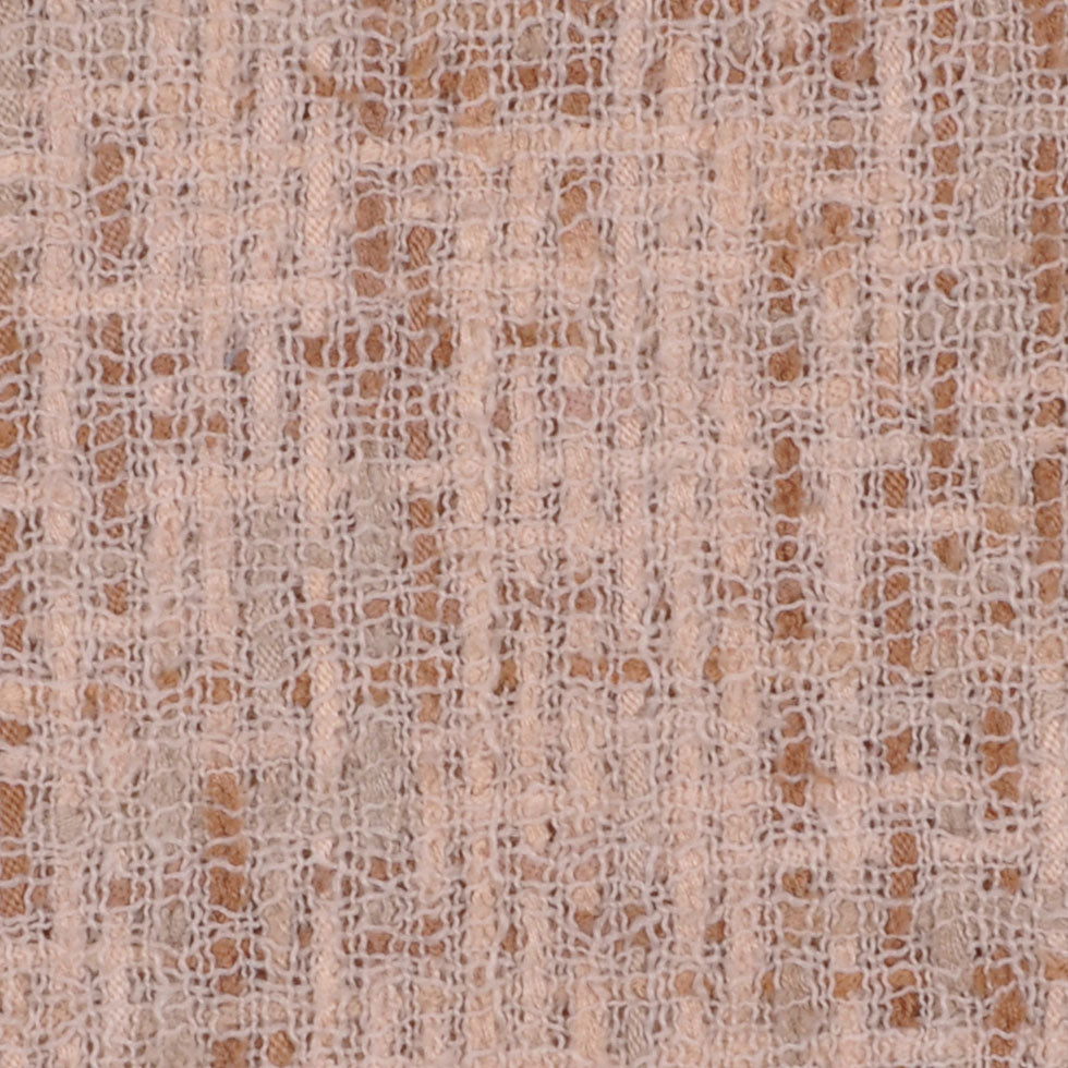 Famous NYC Designer Beige/Tan Solid Woven Detail Famous NYC Designer Beige/Tan Solid Woven Detail