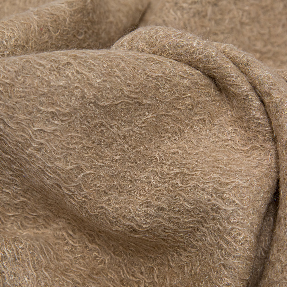 Novelty Black Olive Heavyweight Wool Coating with Golden Egg Laminate Detail Novelty Black Olive Heavyweight Wool Coating with Golden Egg Laminate Detail