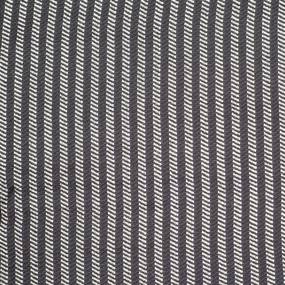 Black/Off-White Herringbone Wool Woven Black/Off-White Herringbone Wool Woven