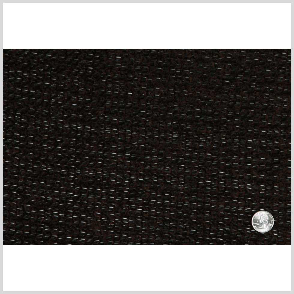 Chocolate Cotton-Polyester Chenille Knit Full Chocolate Cotton-Polyester Chenille Knit Full