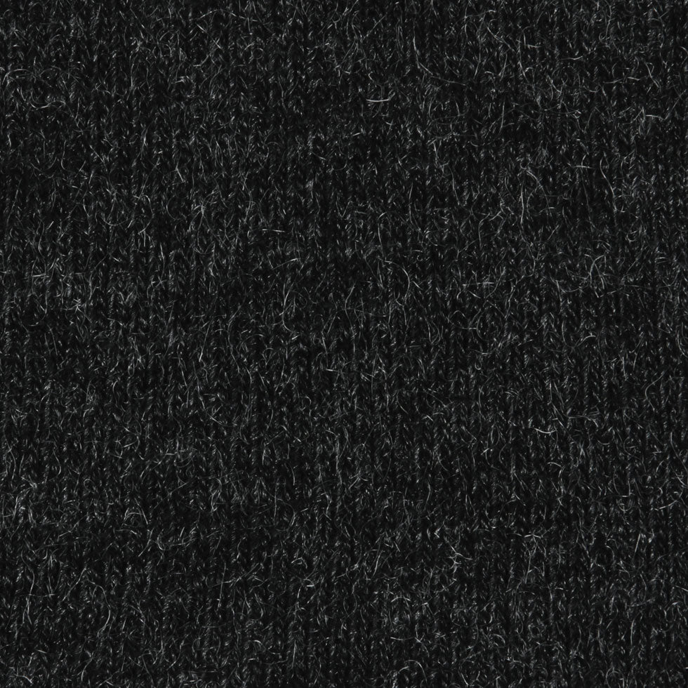 Black/Silver Wool-Lurex Knit Detail Black/Silver Wool-Lurex Knit Detail