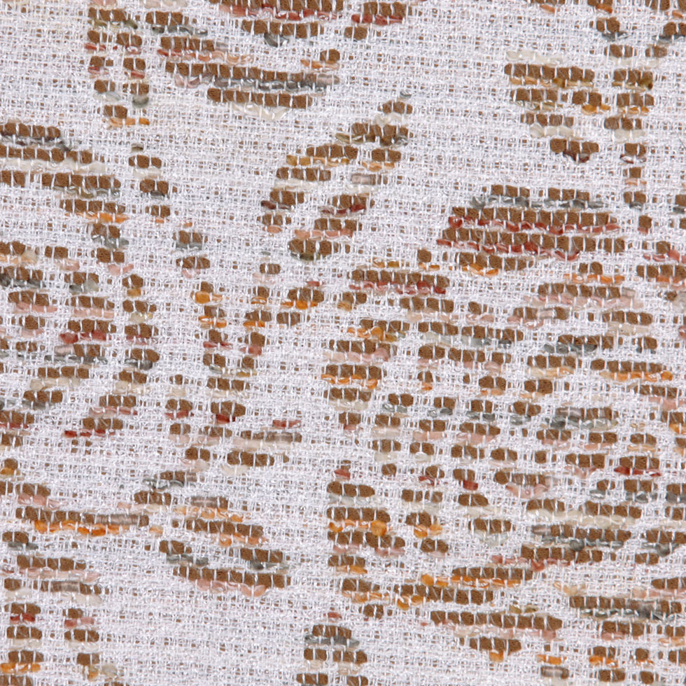 White/Beige Floral Woven Detail White/Beige Floral Woven Detail