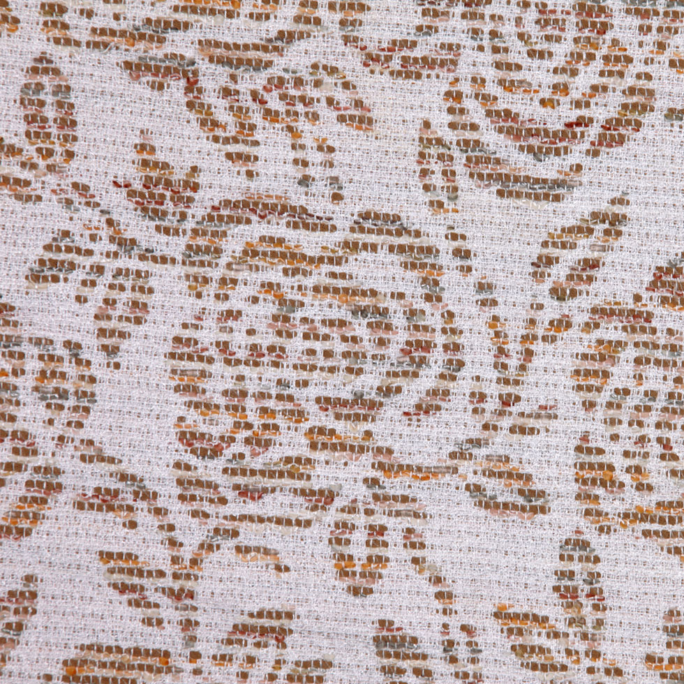 White/Beige Floral Woven White/Beige Floral Woven