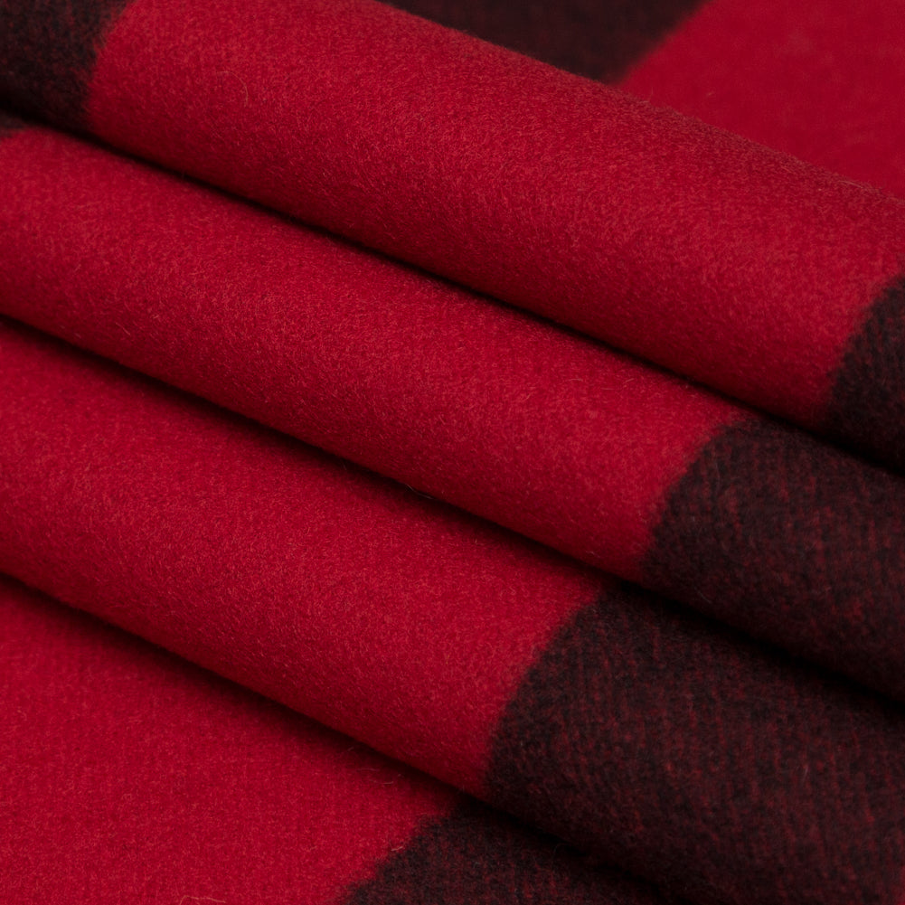 Ralph Lauren Red Classic Buffalo Check Coating Folded Ralph Lauren Red Classic Buffalo Check Coating Folded