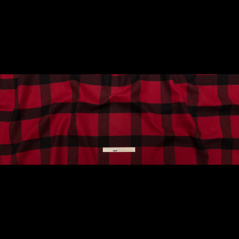 Ralph Lauren Red Classic Buffalo Check Coating Full Ralph Lauren Red Classic Buffalo Check Coating Full