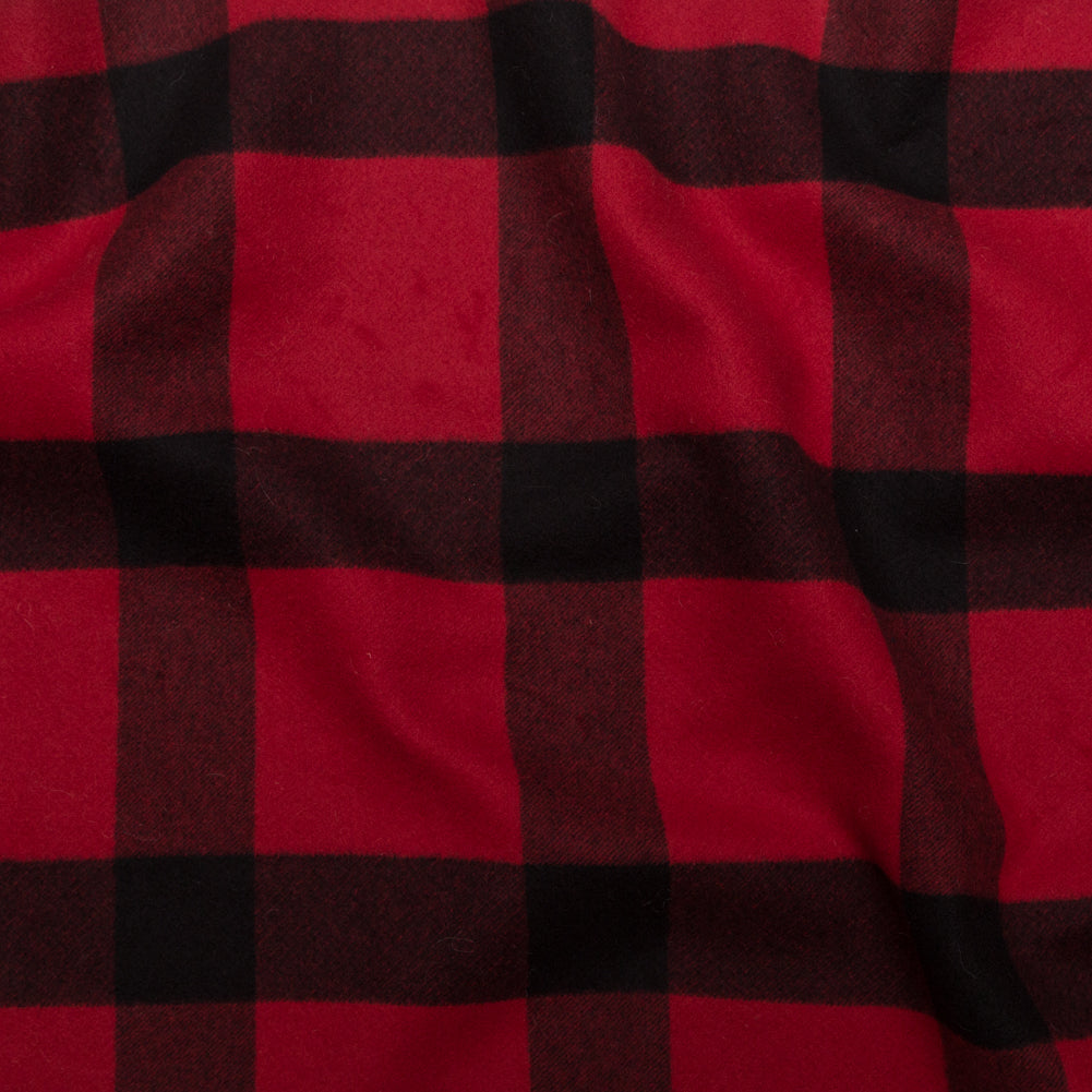 Ralph Lauren Red Classic Buffalo Check Coating Ralph Lauren Red Classic Buffalo Check Coating