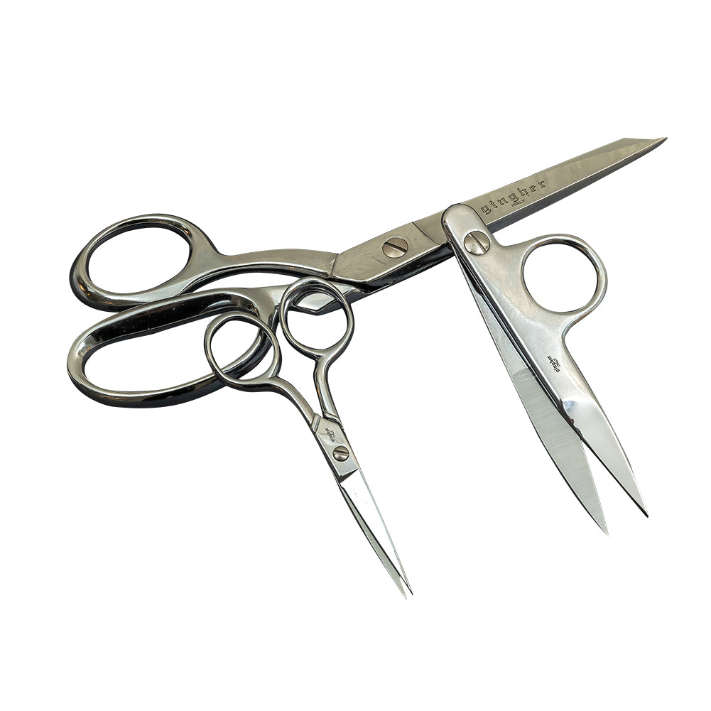 Left Handed Gingher Scissor Gift Set Folded