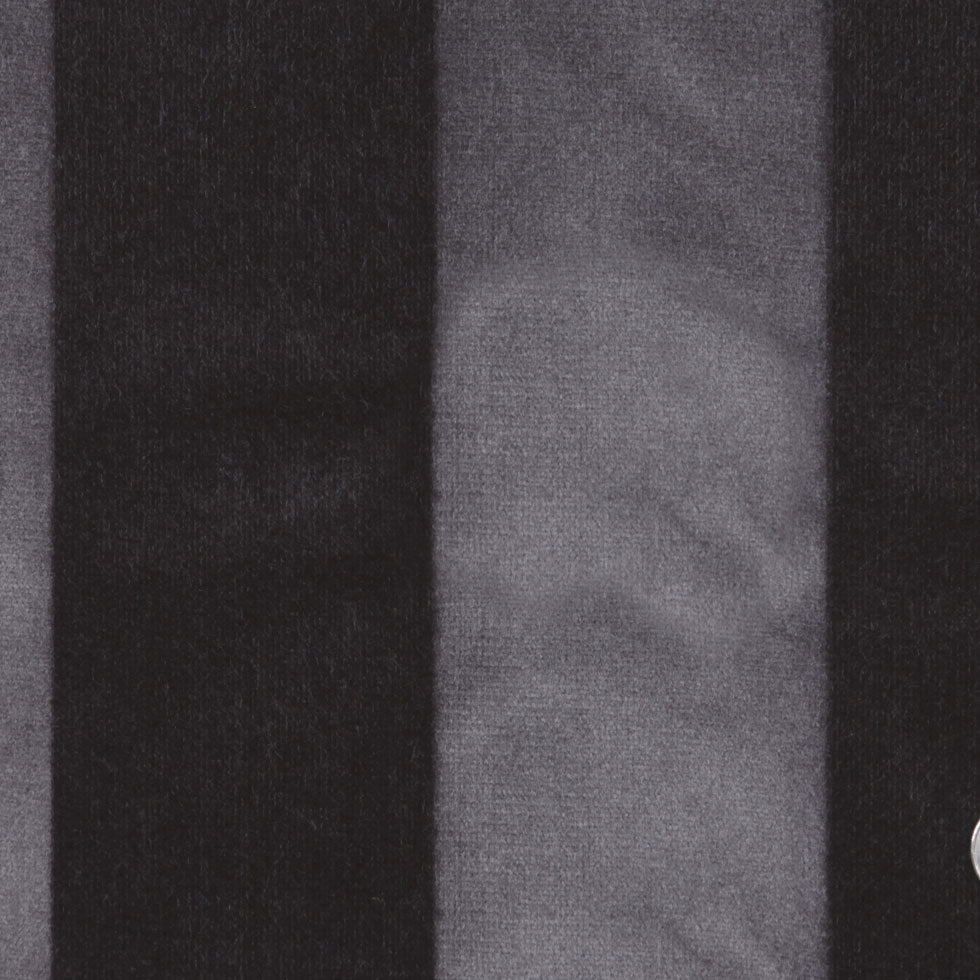 Gray Stripes Velvet Detail