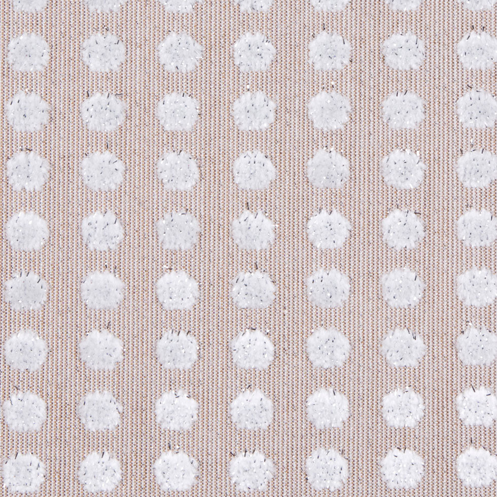Toffee/Light Gray Polka Dots Velvet Detail Toffee/Light Gray Polka Dots Velvet Detail