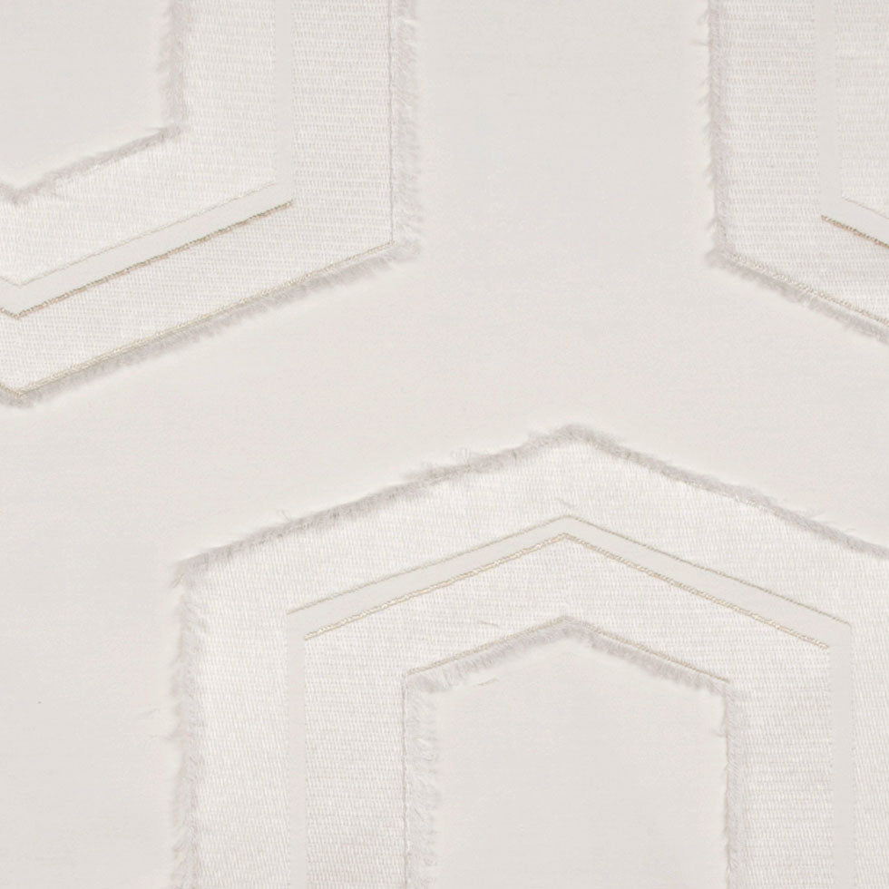 Off-White/Beige Geometric Woven Detail Off-White/Beige Geometric Woven Detail