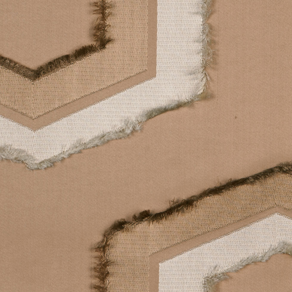 Nude/Gold/Cream Geometric Woven Detail Nude/Gold/Cream Geometric Woven Detail