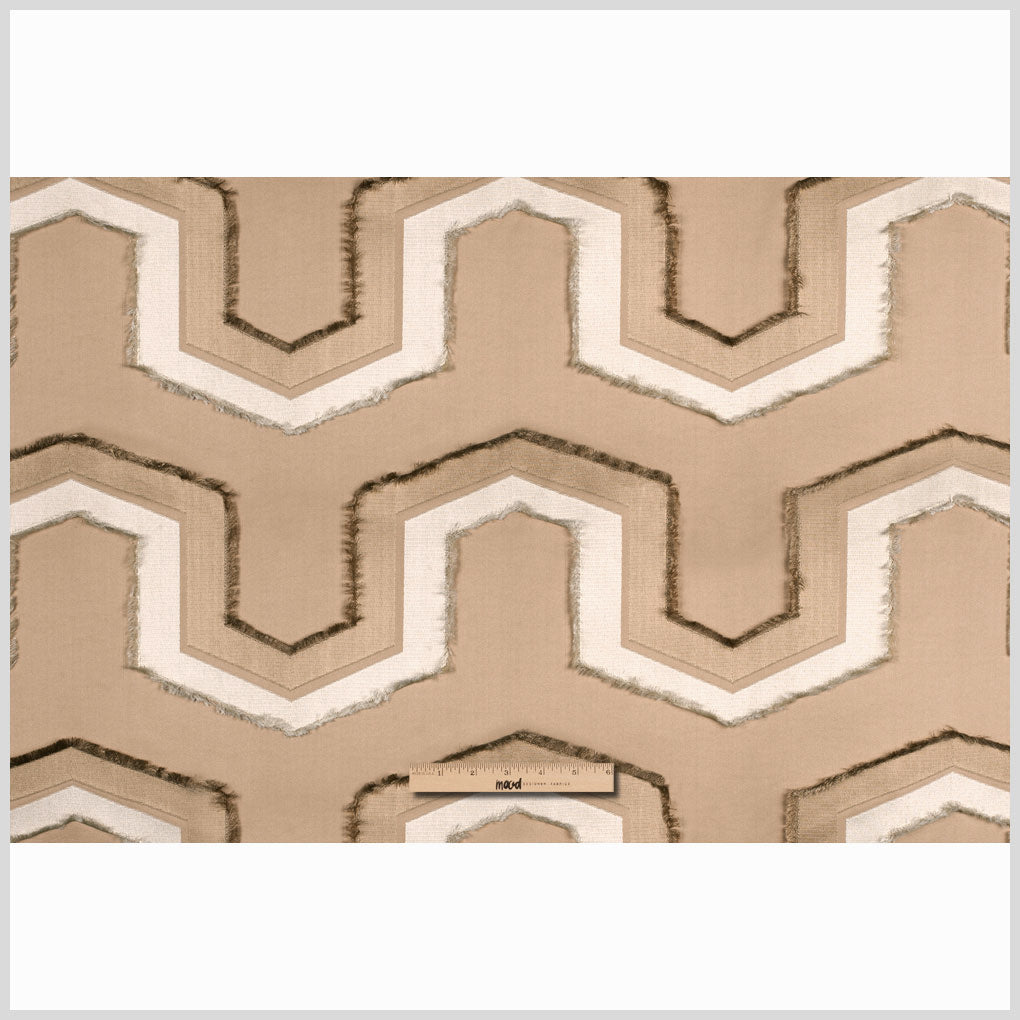 Nude/Gold/Cream Geometric Woven Full Nude/Gold/Cream Geometric Woven Full
