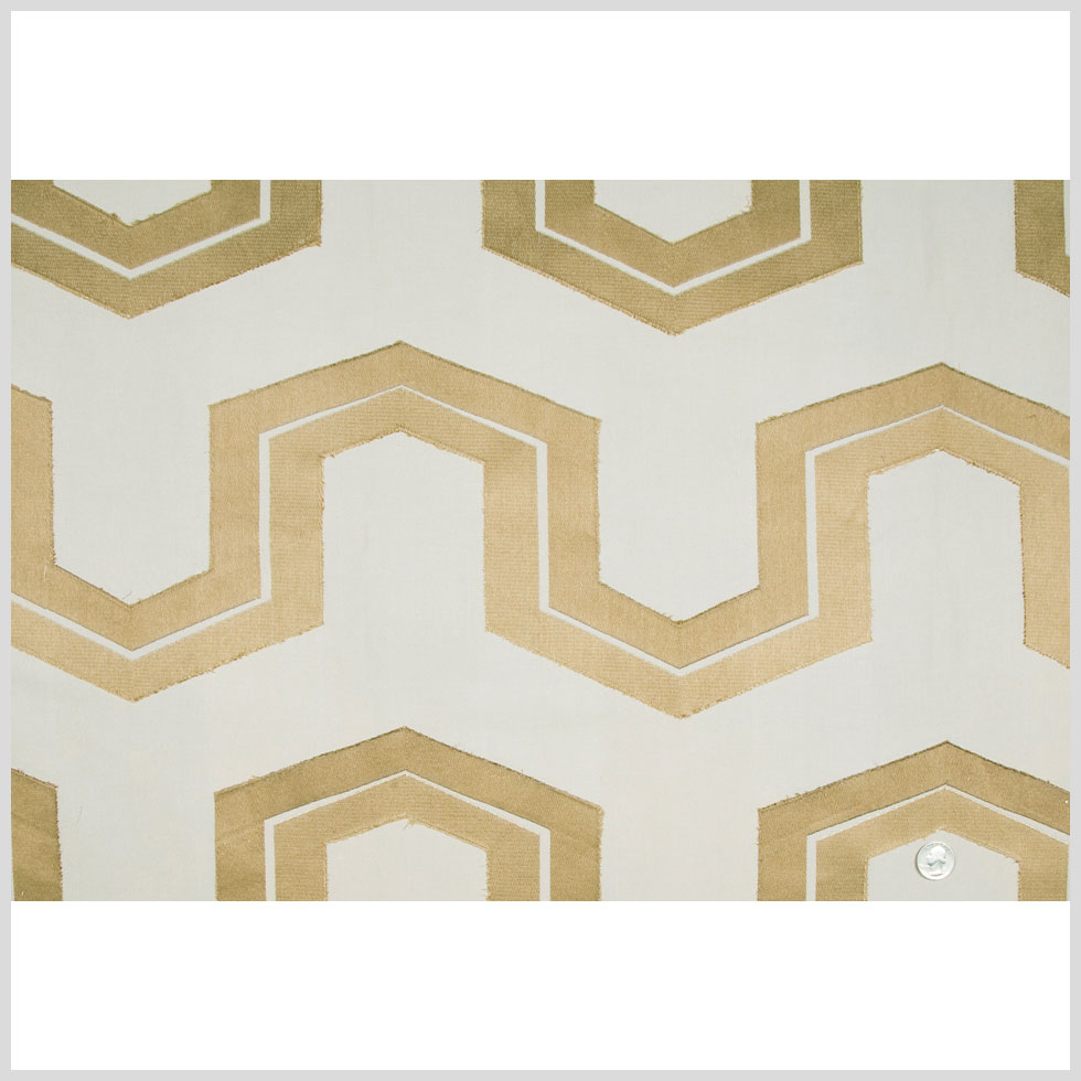 Coffee/Beige Geometric Woven Full Coffee/Beige Geometric Woven Full