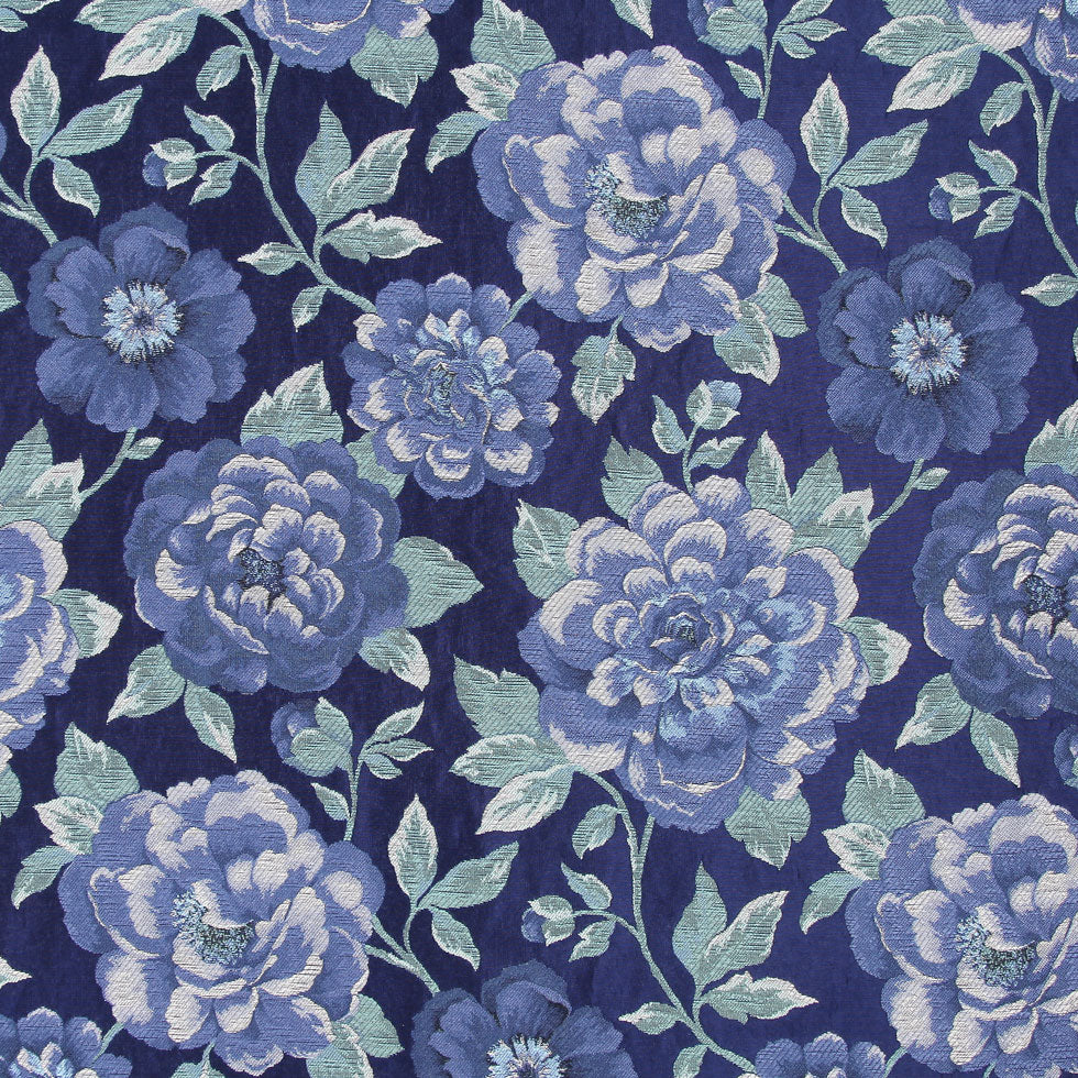 Marine/Sage/Beige Floral Woven Detail Marine/Sage/Beige Floral Woven Detail