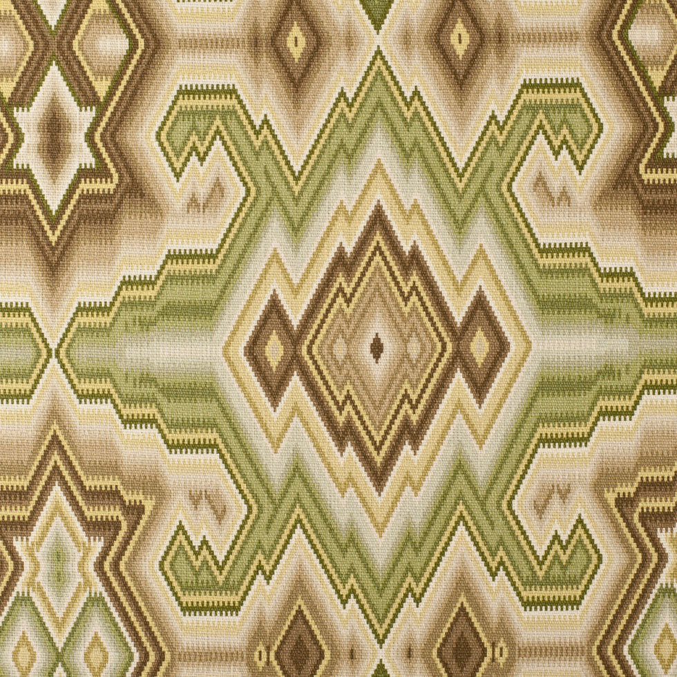 Green Tea Ikat Canvas Green Tea Ikat Canvas
