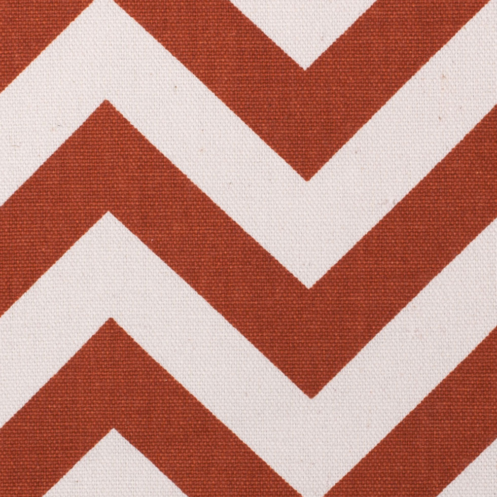 Village Rust/Natural Zig Zag Canvas Detail Village Rust/Natural Zig Zag Canvas Detail
