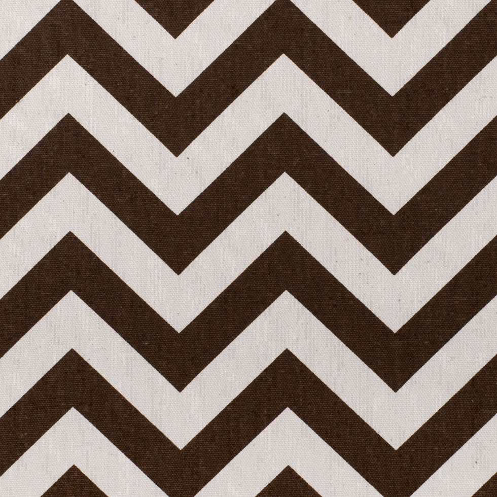 Village Brown/Natural Zig Zag Canvas Village Brown/Natural Zig Zag Canvas