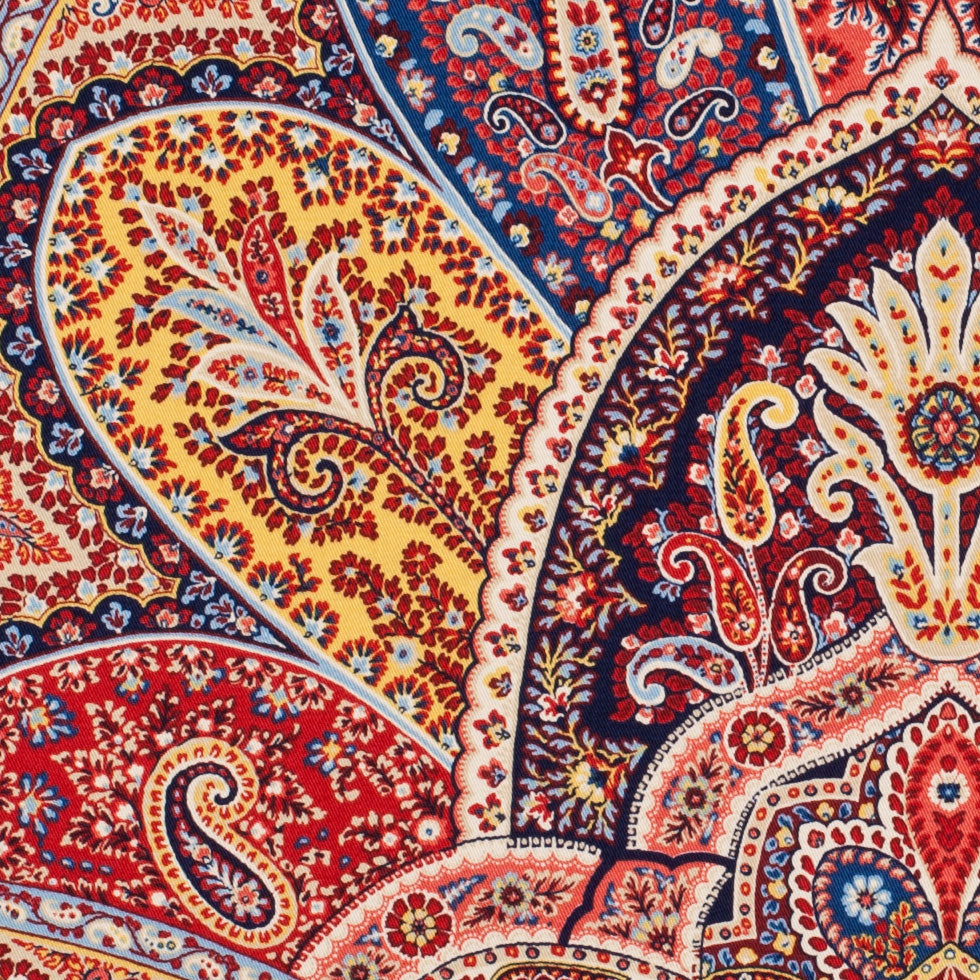 Gem Paisley Twill Detail Gem Paisley Twill Detail