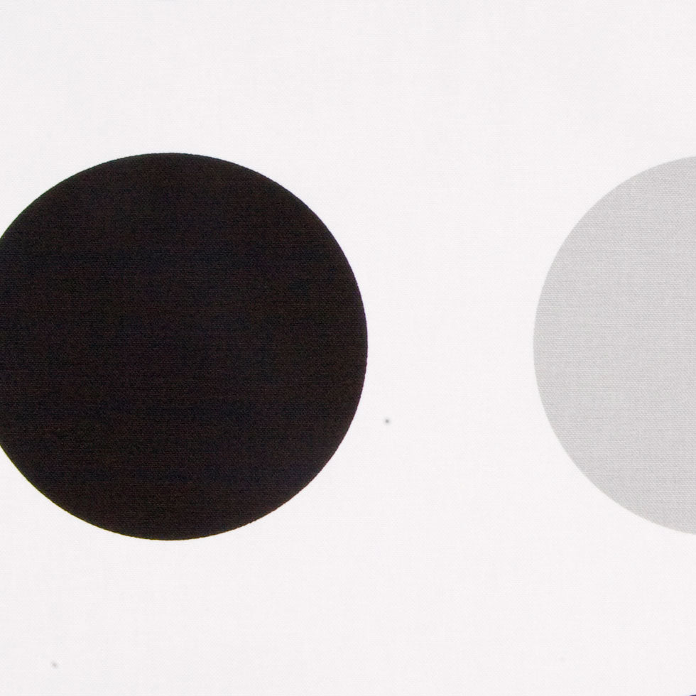 Off-White/Black/Gray Polka Dots Canvas Detail Off-White/Black/Gray Polka Dots Canvas Detail