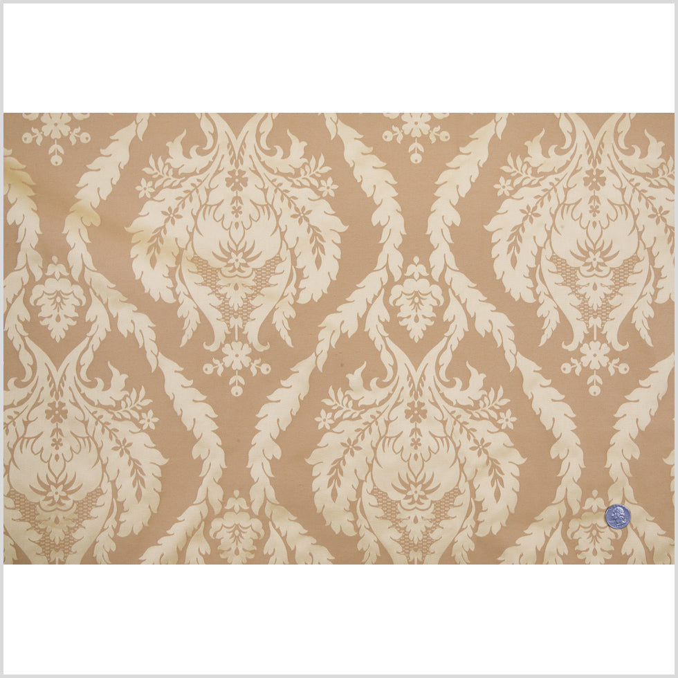 Beige/Khaki Damask Woven Full Beige/Khaki Damask Woven Full
