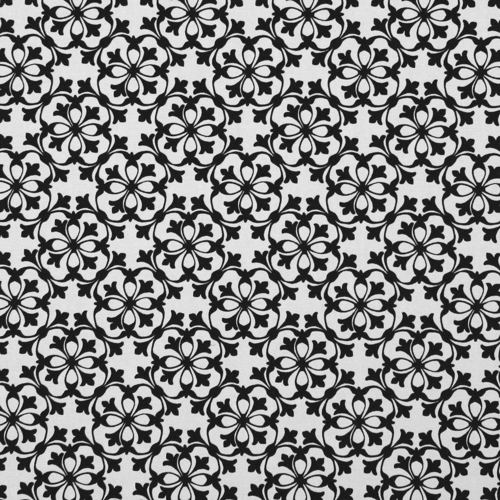 Black/Cream Classical Canvas Detail Black/Cream Classical Canvas Detail