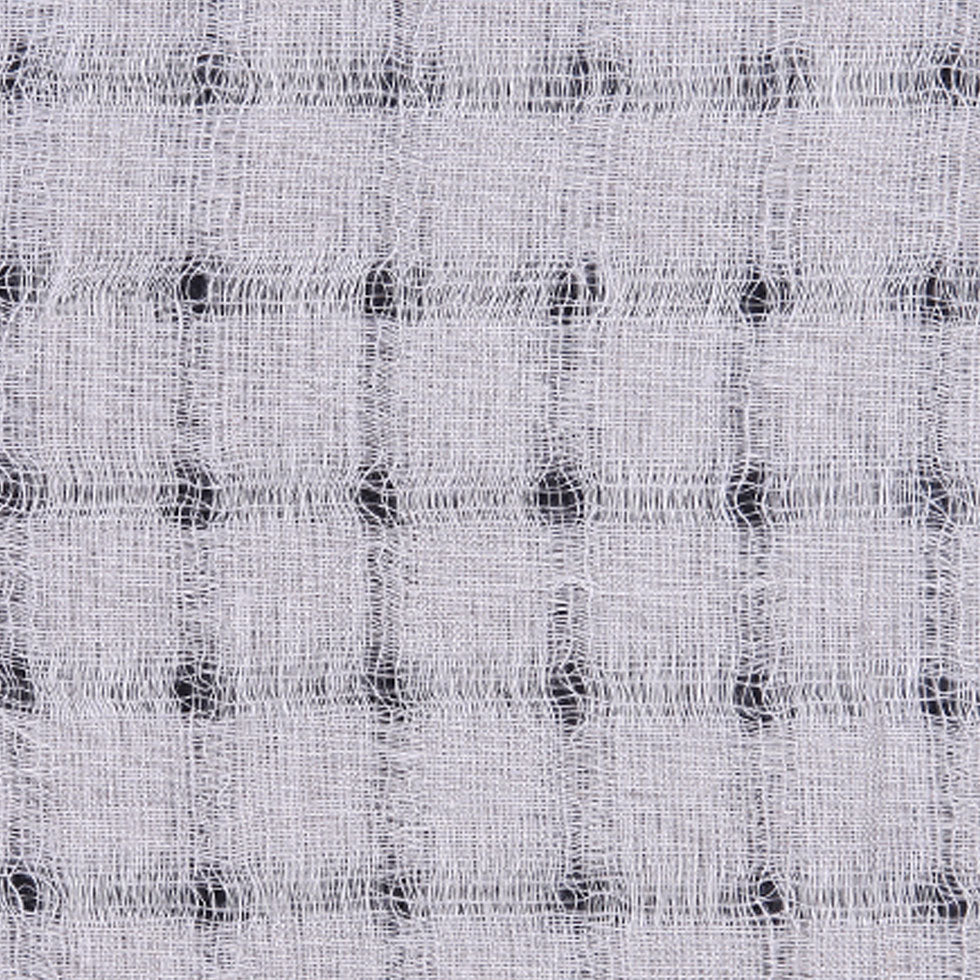 Flax Checks Sheer Detail Flax Checks Sheer Detail