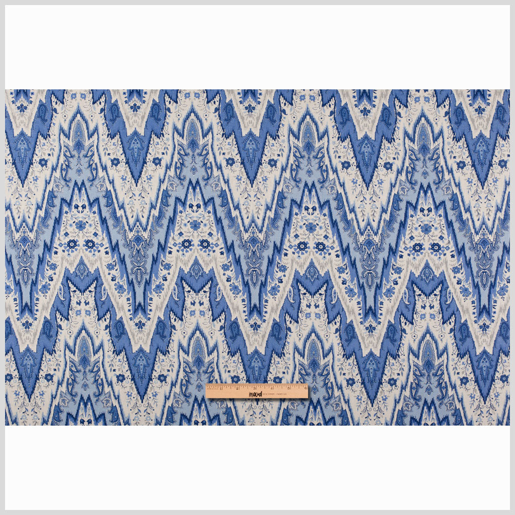 Porcelain Paisley Linen Full Porcelain Paisley Linen Full