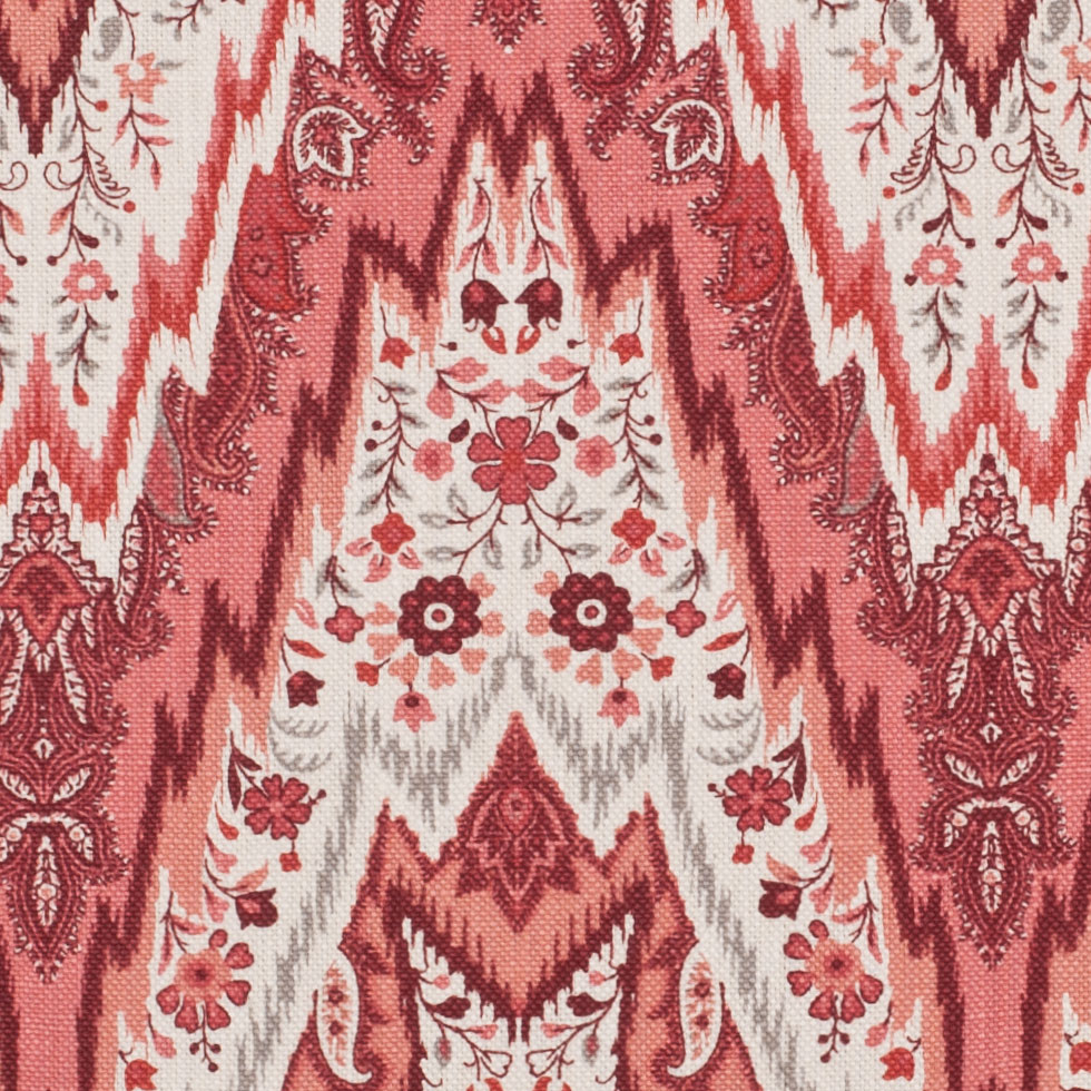 Ladybug Paisley Linen Detail Ladybug Paisley Linen Detail