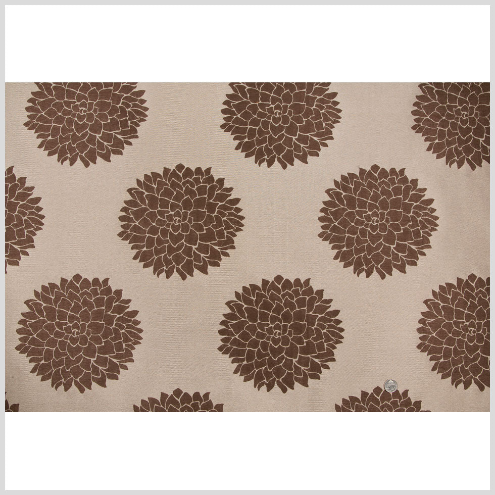 Coffee Floral Woven Full Coffee Floral Woven Full