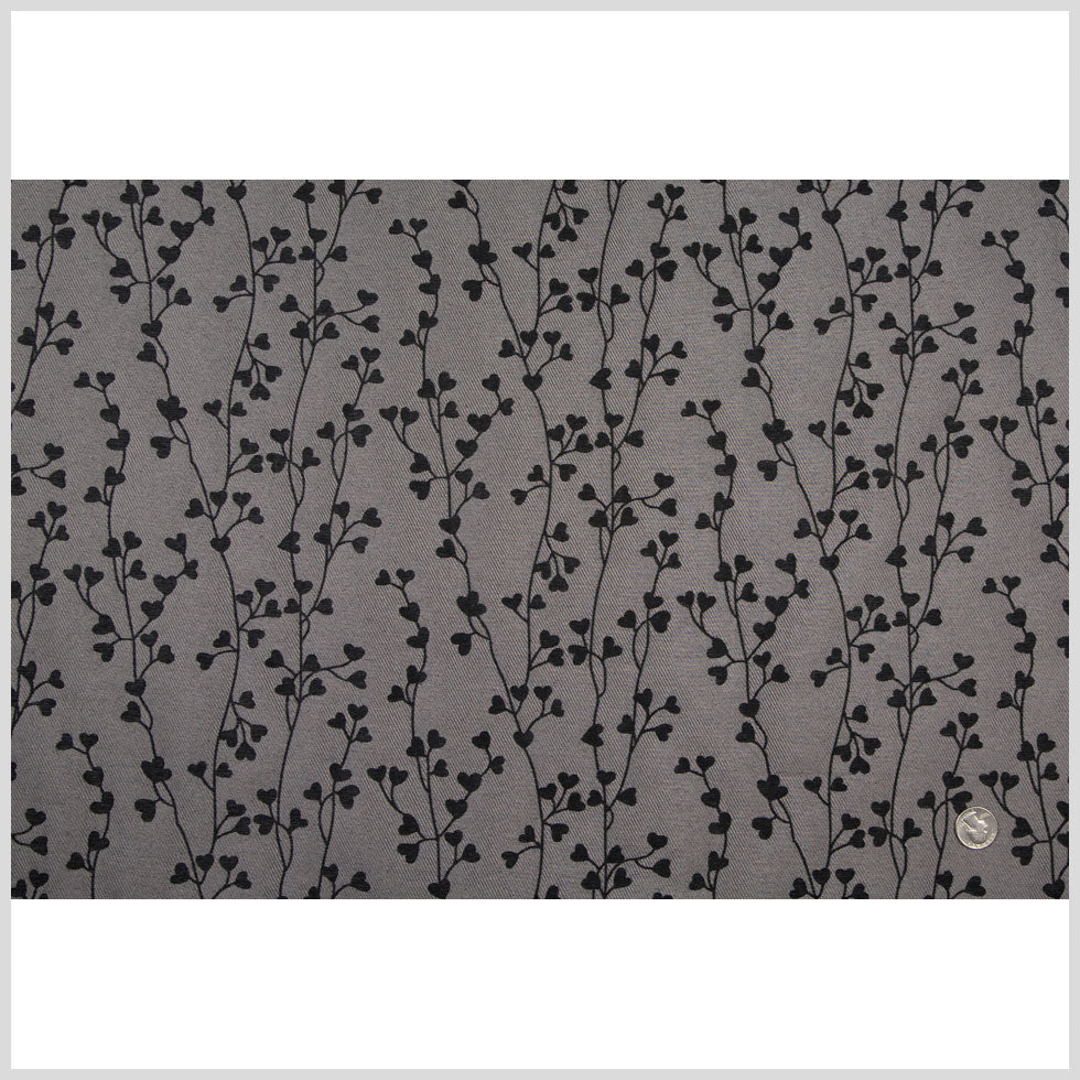 Black Floral Woven Full Black Floral Woven Full