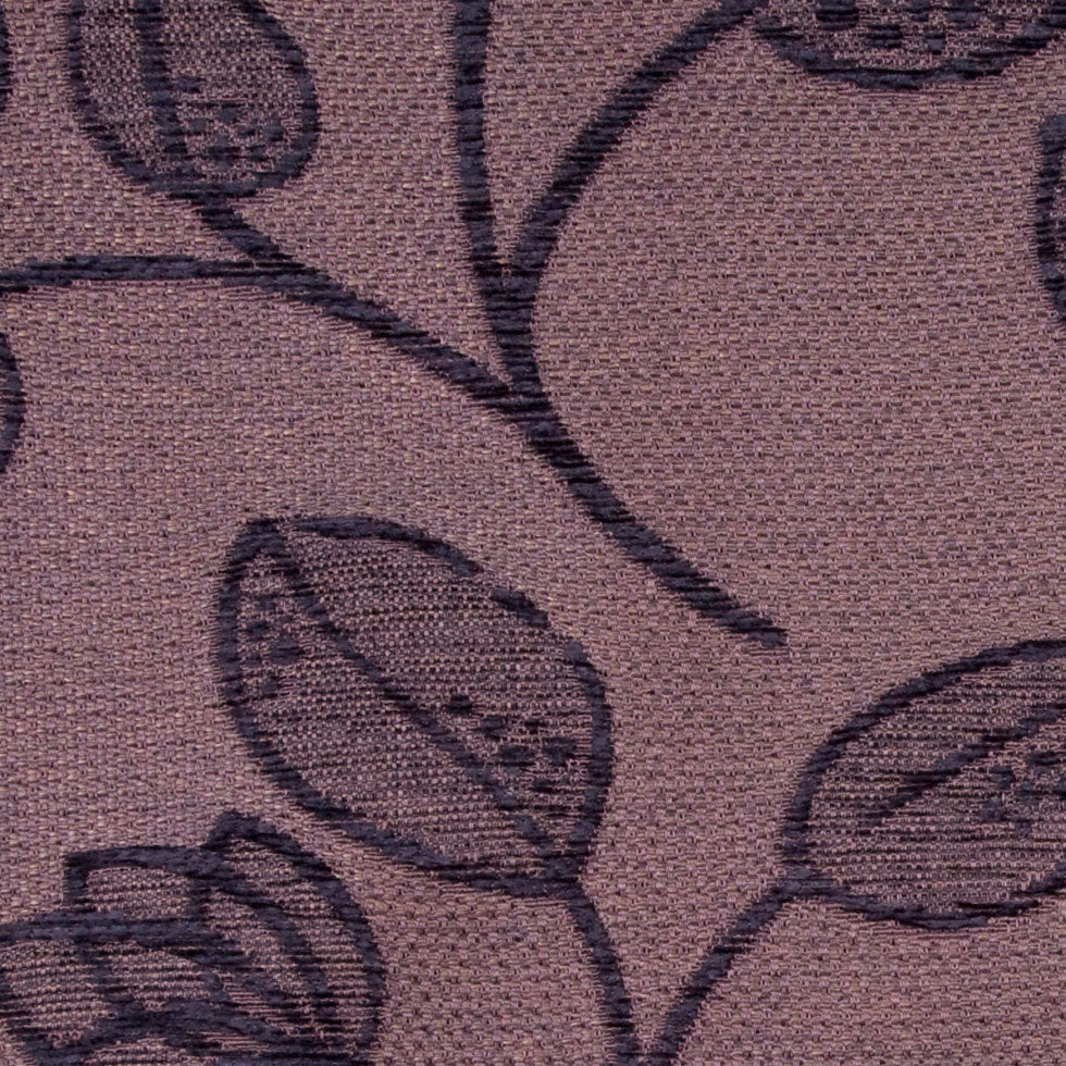 Chocolate/Black Floral Chenille Detail Chocolate/Black Floral Chenille Detail