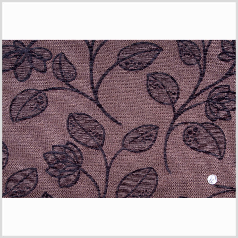 Chocolate/Black Floral Chenille Full Chocolate/Black Floral Chenille Full