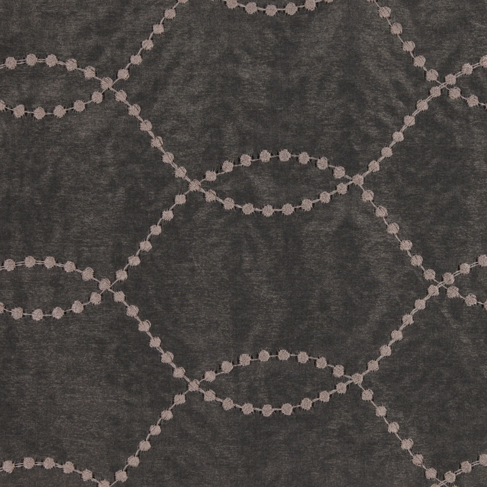 Pewter Polka Dots Sheer Detail Pewter Polka Dots Sheer Detail