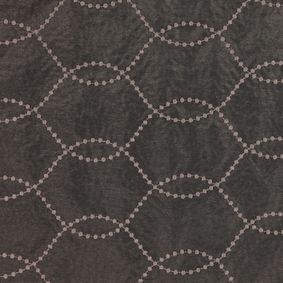 Pewter Polka Dots Sheer Pewter Polka Dots Sheer
