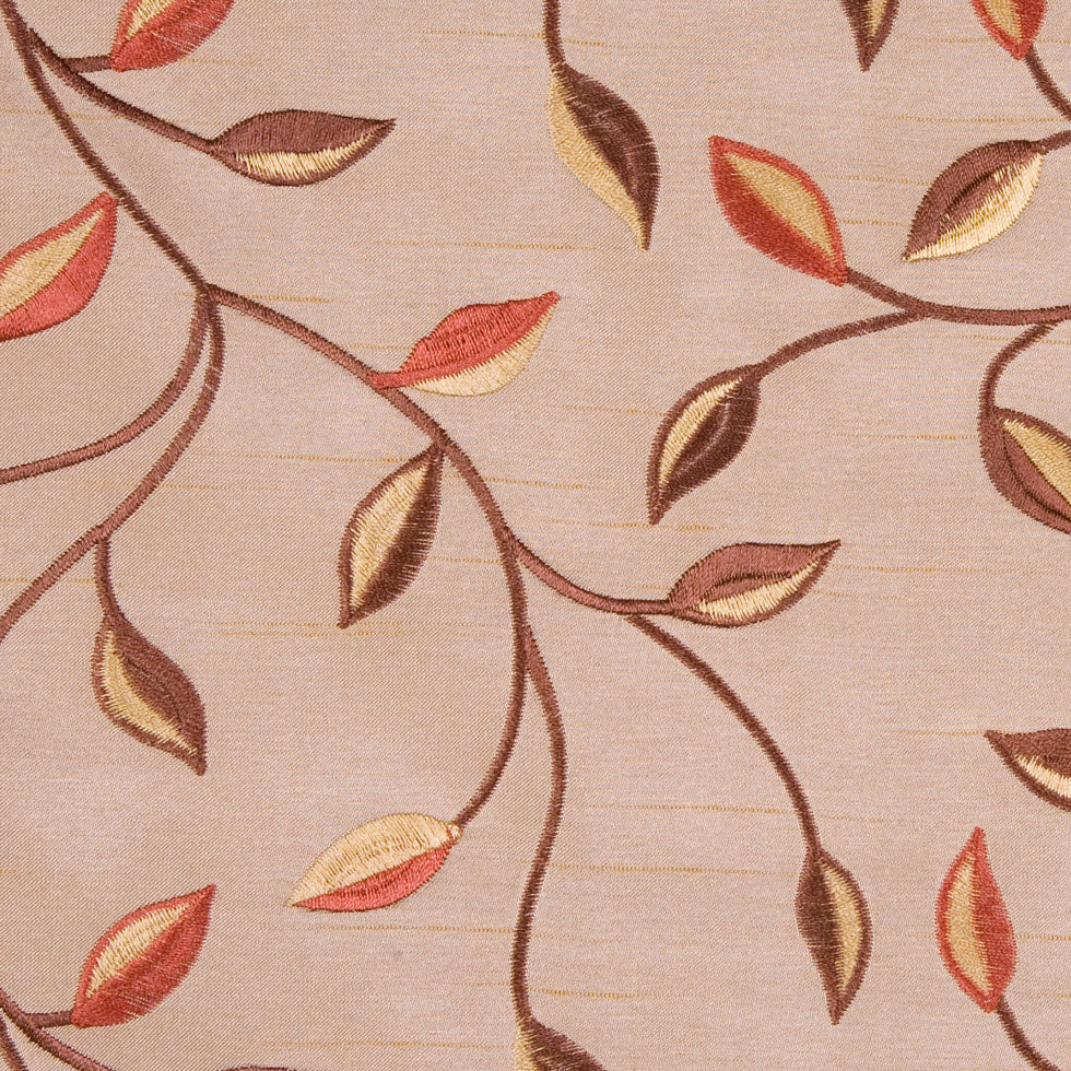 Victorian Gold/Rustique/Cinnamon/Gold Floral Shantung /Dupioni Detail Victorian Gold/Rustique/Cinnamon/Gold Floral Shantung /Dupioni Detail