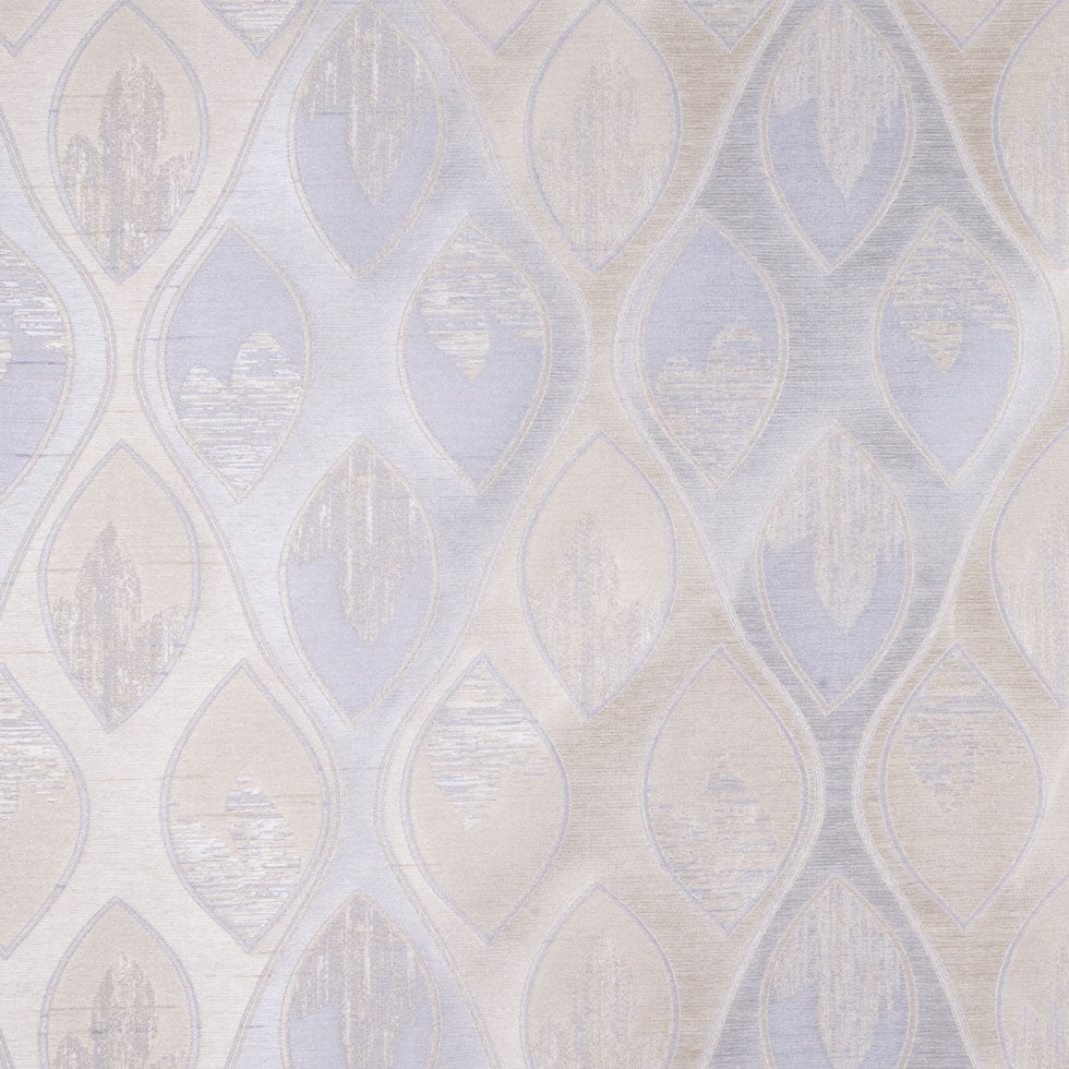 Soft Silver/Ice Blue Geometric Woven Soft Silver/Ice Blue Geometric Woven