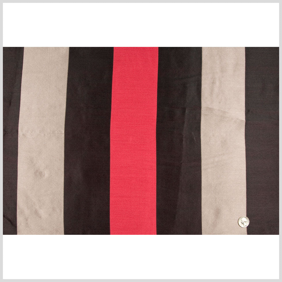 Black/Cranberry/Stone Stripes Woven Full Black/Cranberry/Stone Stripes Woven Full