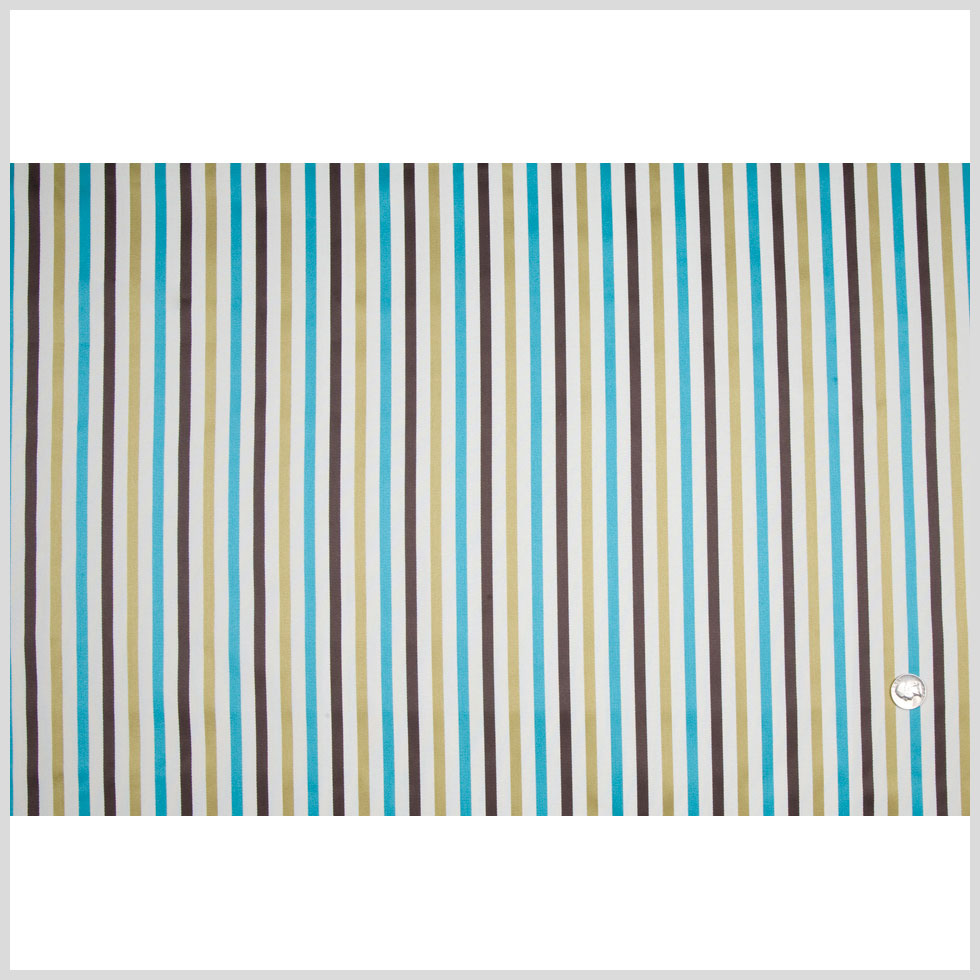 Cream/Chocolate/Kiwi Stripes Woven Full Cream/Chocolate/Kiwi Stripes Woven Full