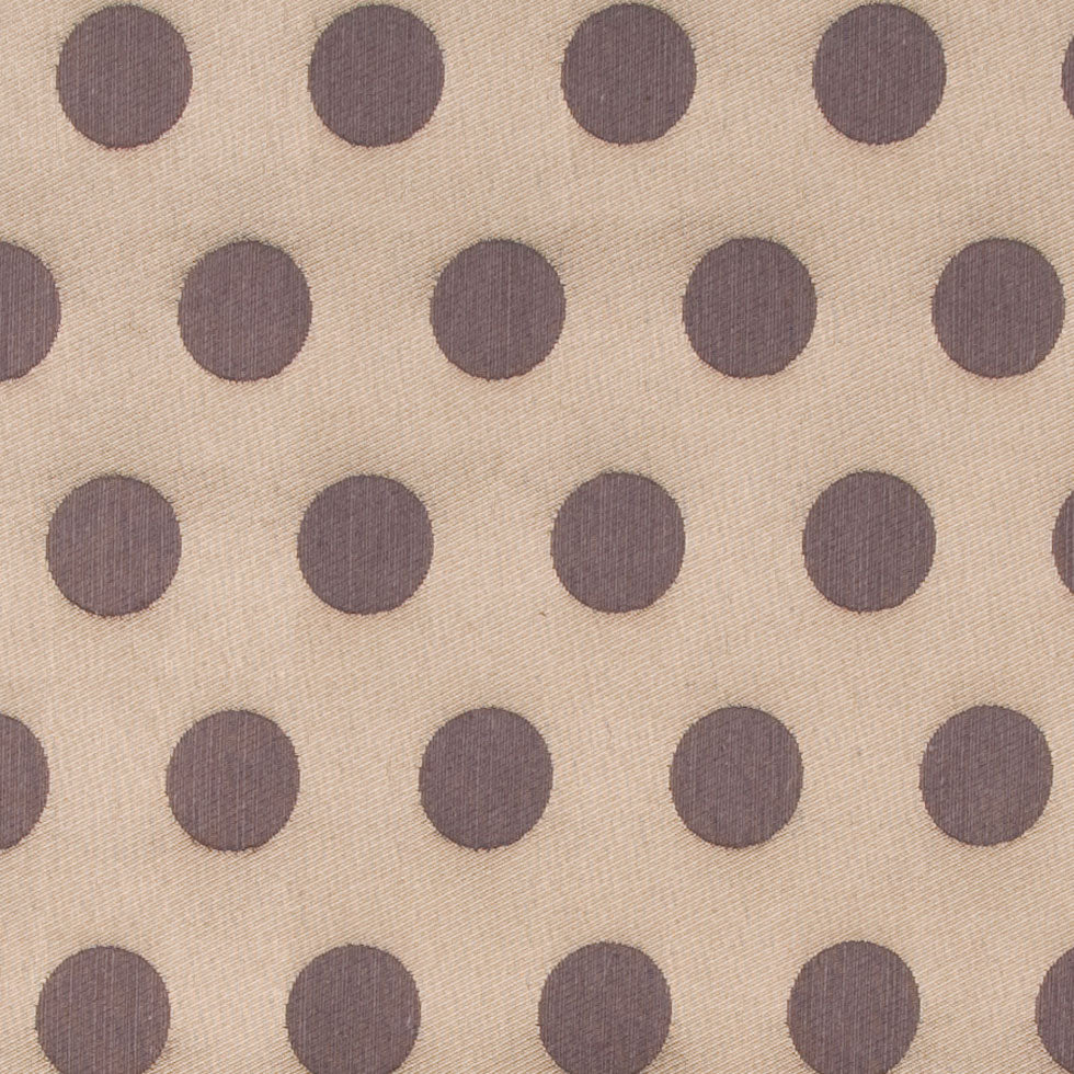 Gold/Chocolate Polka Dots Woven Detail Gold/Chocolate Polka Dots Woven Detail