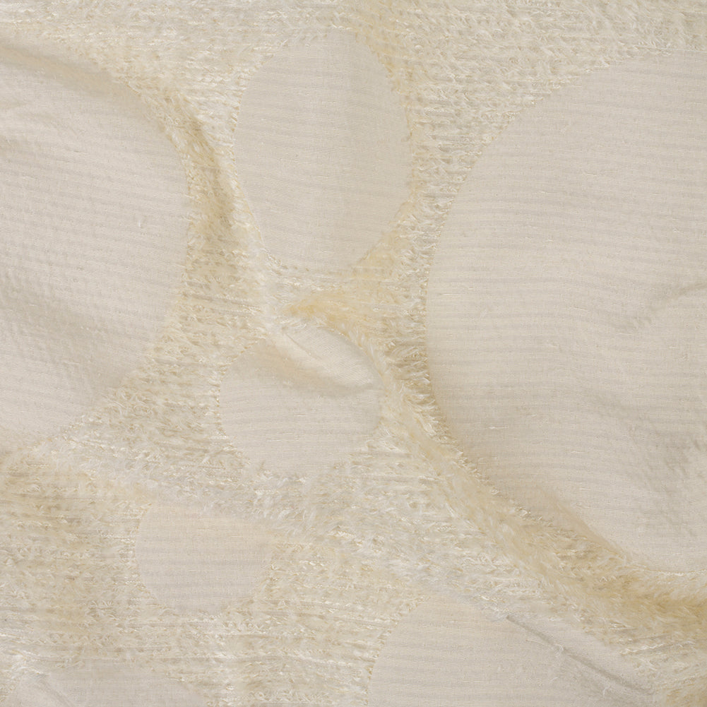 Cream Polka Dots Woven Cream Polka Dots Woven