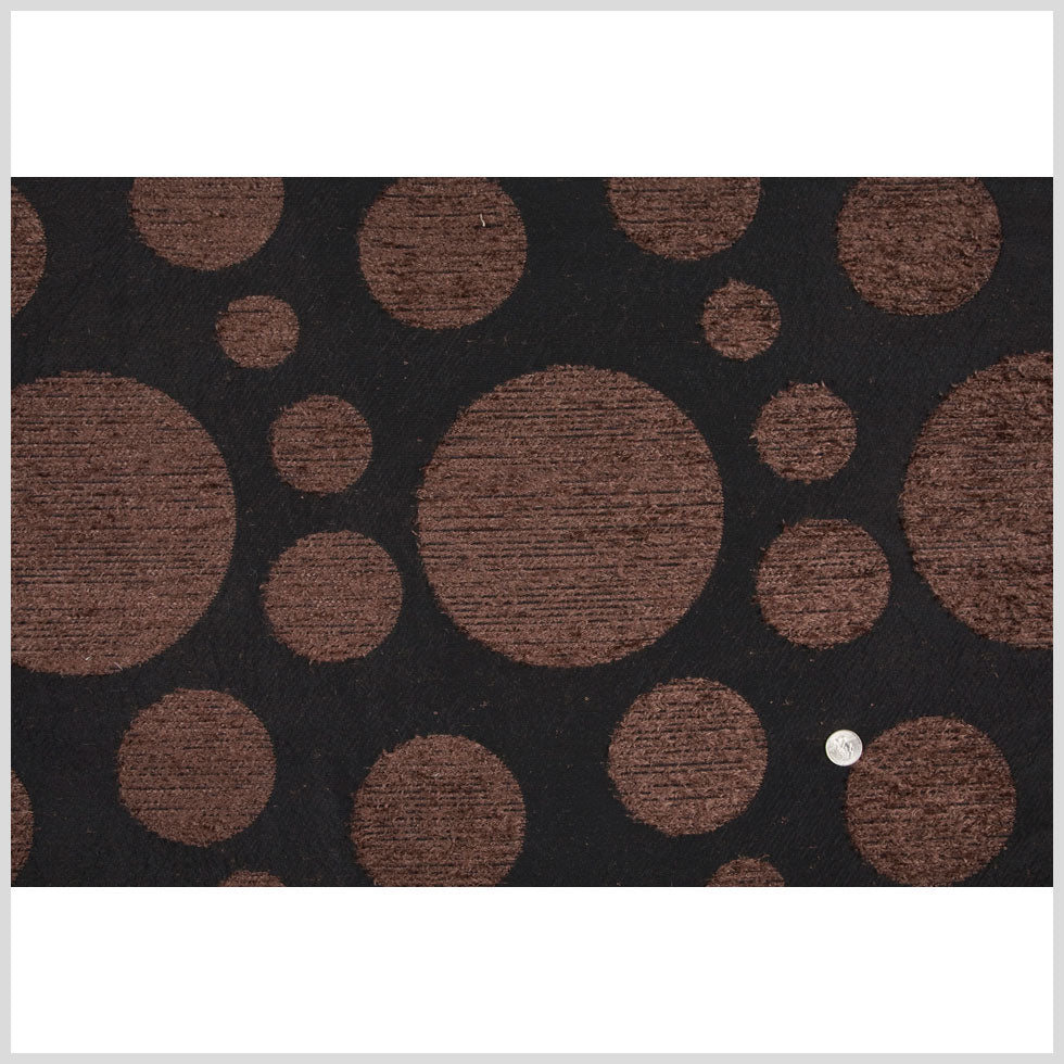 Black/Brown Polka Dots Woven Full Black/Brown Polka Dots Woven Full