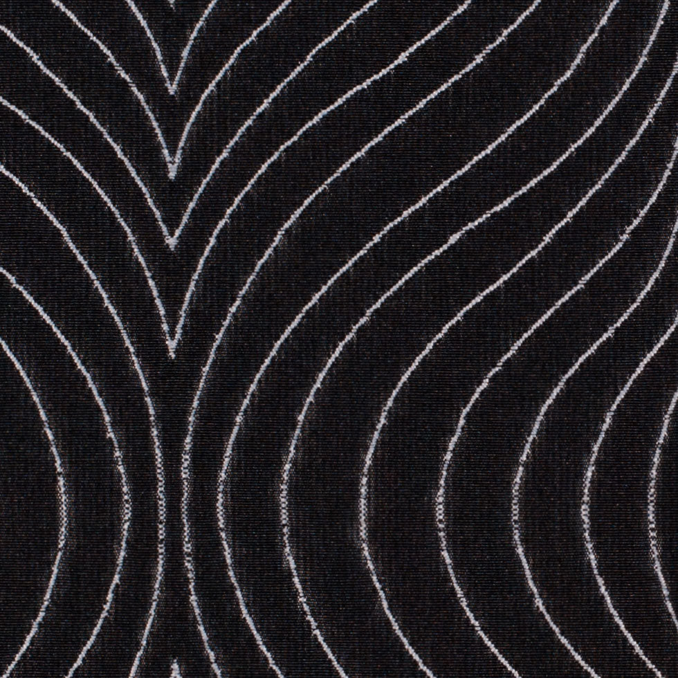 Iridescent Black/White Geometric Woven Detail Iridescent Black/White Geometric Woven Detail