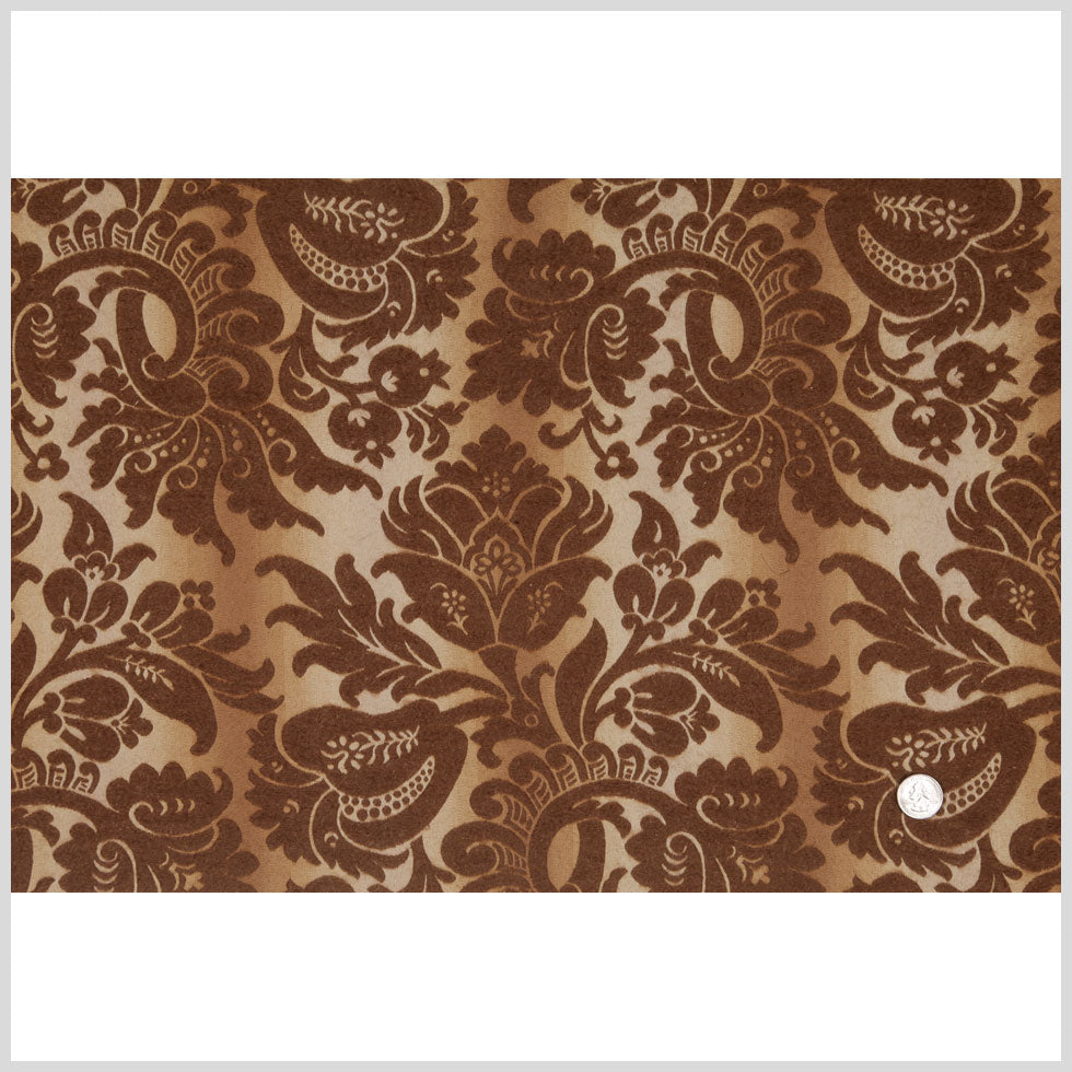 Beige/Brown Floral Brocade Full Beige/Brown Floral Brocade Full